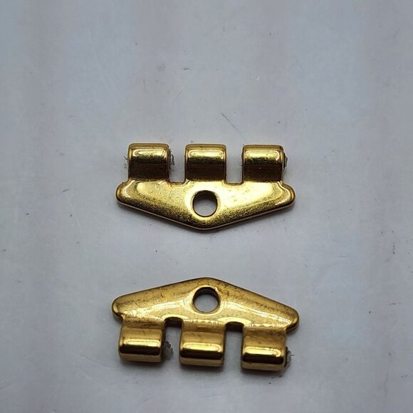 Swatch watch hinge  bracelet adapted goldtone 16mm‎ replacement part - Picture 1 of 8